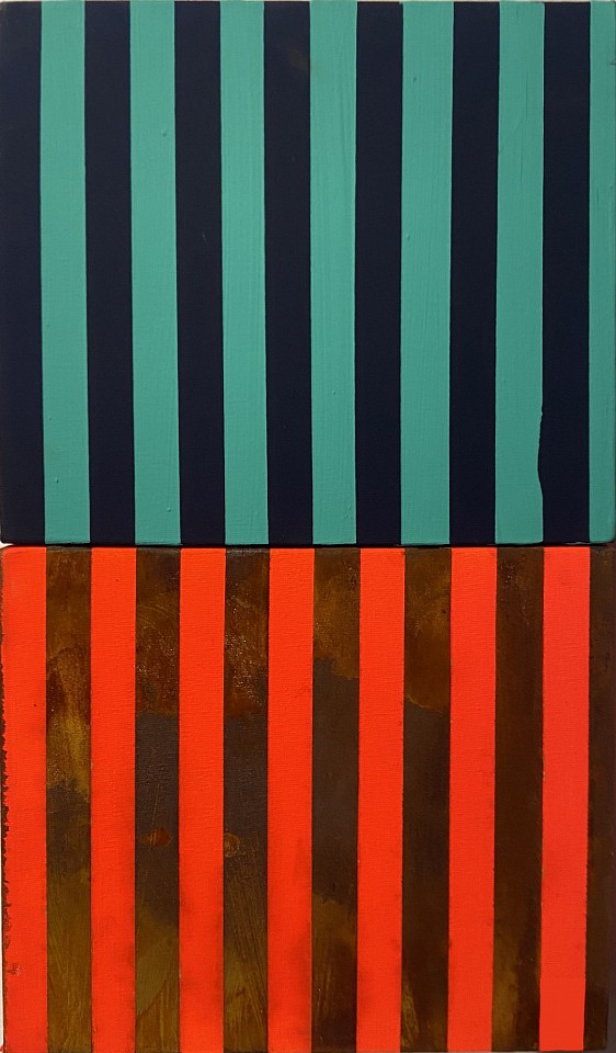 JOSE BECHARA, Sem titulo #232, 2023
acrylic and oxidation of steel on canvas, 15 5/8 x 9 3/4 x 2 1/4 in. (40 x 25 x 6 cm)
BJ-C-0140